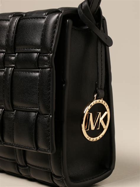 black michael michael kors casual wovens|black leather handbags Michael Kors.